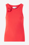 Vila - Linne viMari S/L Tank Top - Röd