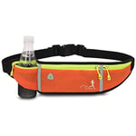 TuTuShop Lightweight Running Belt Adjustable Running Waist Pack with Elastic Strap Running Pouch Phone Holder Accessories for iPhone Samsung,Workout Fanny Pack for Men/Woman/Kids (Orange)