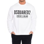 Dsquared2 Mens long-sleeved crew-neck sweatshirt S71GU0448-S25042 - White - Size X-Large