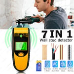 7 in 1 LCD Stud Finder Pipe Sensor Metals Wire Detector Electric Wall Scanner