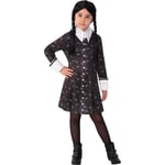 Rubies Wednesday Addams Girl's Fancy Dress Costume