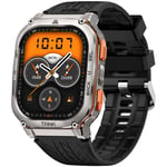 Kospet Tank M3 Ultra Silver 13000014000 - Miesten - 48 mm - Älykello - Kvartsi laturilla - Gorilla Glass -lasi