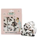 The Vintage Cosmetic Company Dual-Sided Make-up Removing Reusable Cloths Soft Material Washable Leopard Print Design Pack of 3