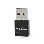 Nedis Network Dongle AC600, USB-A, 2,4 / 5 GHz, WiFi 600 Mbps