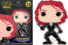 Loungefly POP! Large Enamel Pin MARVEL INFINITY SAGA: BLACK WIDOW - Black Widow