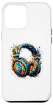 iPhone 12 Pro Max Polygon Art Headphones Music Singing Singer Song Case