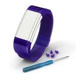 Garmin Vivosmart HR+ 17cm ruostumaton teräs kellon ranneke - Violetti