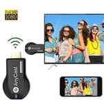 Trådlös Hdmi-skärmmottagare, Miracast Airplay Dongle-adapter, skärmspegling från telefon/surfplatta till tv/projektor