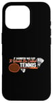 Coque pour iPhone 16 Pro Jeu d'amour pour joueur de badminton