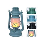 Lumineo LED Lantern Blue Green Aluminium 24.5 cm