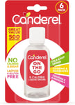 Canderel Liquid Sweetener 55ml - 500 Servings, Pack of 6, Zero Sugar, Calories