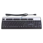 HP Standard - Tastatur - USB - Oppsett for Storbritannia - jakksvart - for HP 8200 Elite  8200 Elite USDT PC