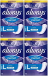 184 x Always Dailies Pantyliners Long / Large, Extra Protect - Lightly Scented