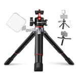 NEEWER Mini Camera Tripod with 360° Adjustable Ball Head and Accessory Shoe, Extendable Vlogging Table Tripod, Compatible with Camera Canon G7X Mark III Sony ZV-1 RX100 VII A6600