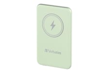 Verbatim Charge 'n' Go trådløs power bank - magnetisk montering - Li-pol - 24 pin USB-C - 20 Watt