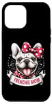 iPhone 15 Plus White French Bulldog Mom Vintage Frenchie Case