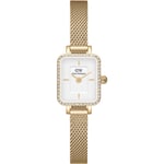 Daniel Wellington Ladies Quadro Mini Lumine Gold 15mm Watch DW00100730