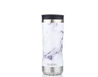 GLACIAL Thermo Mug, Mug isotherme, Mug de voyage en acier inoxydable - White Marble 350ml