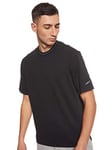 Nike M NK DRY TOP SS HOOPXFLY T-shirt Homme Noir/Anthracite FR : L (Taille Fabricant : L)