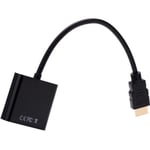 1080p HDMI Mâle vers VGA Femelle HD Adaptateur de Convertisseur du Câble de Vidéo pour PC les Portables, la TV HD er les DVD Lecteur