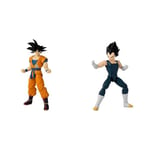 Bandai - Dragon Ball Super Super Hero - Figurine Dragon Star 17 cm - Goku - 40720 & Dragon Ball Super Super Hero - Figurine Dragon Star 17 cm - Vegeta