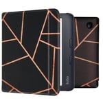 Coque à rabat design Slim Hard Kobo Libra 2 Black Graphic iMOSHION®