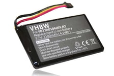 Vhbw Batterie Compatible Avec Tomtom Go 5200 Appareil De Navigation (1100mah, 3,7v, Li-Ion)