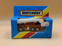 Vintage Superfast Matchbox Mb-18 Fire Engine Tender Sealed