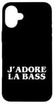 Coque pour iPhone 16 Plus J'adore la basse