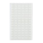 Double face repositionnable 3M 11 x 15 mm blanc, 36 carrés 300 g