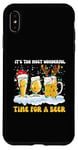 Coque pour iPhone XS Max Lover Christmas It's The Most Wonderful Time for a Beer