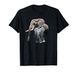 Mother Elephant and Child - African Elephants T-Shirt