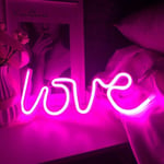 Love Neon Signs Light LED Love Art -asuntolan kotikylttiseinäkoriste Pöytäkoristeet ystävänpäivälahjaksi