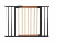 BabyDan Avantgarde Stair Safety Gate Wooden Grey & Cherry + 5 x 7CM Extensions