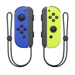 Manette De Jeu Sans Fil Pour Nintendo Switch Joy Con Controller Neon Avec Sangles Joy-Pad Neon Blue Yellow