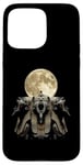 Coque pour iPhone 15 Pro Max Pharaon King Tut Lune hurlante égyptienne