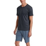 Calida Relax Streamline 2 Short Pyjamas Marine mønster bomull Large Herre