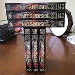 6 X Mitsubishi Blank E180 VHS Tapes - Super High Quality ENX Grade - NEW SEALED