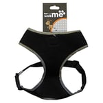 Petface Ensemble réfléchissant Confort Harnais pour Chien, XS, Noir