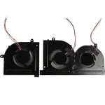 1Pair CPU & GPU Cooling Fans Fit For MSI GS63 GS63VR GS73 GS73VR MS-16K2 MS-17B1