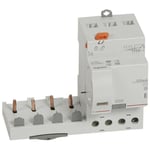 Legrand - Bloc différentiel adaptable à vis DX³ pour disjoncteur 1 module par pôle 4 Pôles 400V 63A type ac 300mA 410512