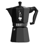 Moka Exclusive Kaffebryggare Svart, 6 Koppar