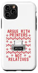 iPhone 11 Pro Ugly Christmas Printer, IT Technician, Computer Office Funny Case