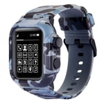 Apple Watch Series 3/2/1 42mm panssari camo silikoninen kellonauha - Naamiointi Monivärinen