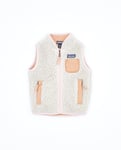 PATAGONIA BABY RETRO-X VEST NATURAL W/MALLOW PINK Barn NATURAL W/MALLOW PINK