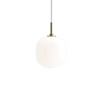 Louis Poulsen VL 45 Radiohus Ø175 taklampa Brass/Glossy White Opal Glass