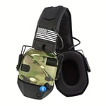 Casque de tir électronique anti-bruit sans fil,cache-oreilles de chasse,appel mains libres,protection auditive,BT 5.1 - Type Cam -BT adapter