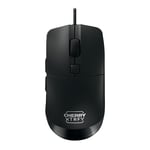 CHERRY XTRFY M50, Souris de Gaming Filaire Légère, Design Ergonomique pour un Confort et un Contrôle Idéal, 5 Profils Intégrés, Port USB-A, Noir