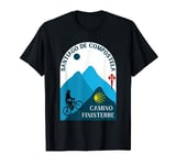 Camino Finisterre by Bike Woman Santiago de Compostela T-Shirt