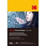 Kodak Fine Art Paper 9891093 matta valokuvapaperi, 10x15 cm, 230g/m², 50 arkkia